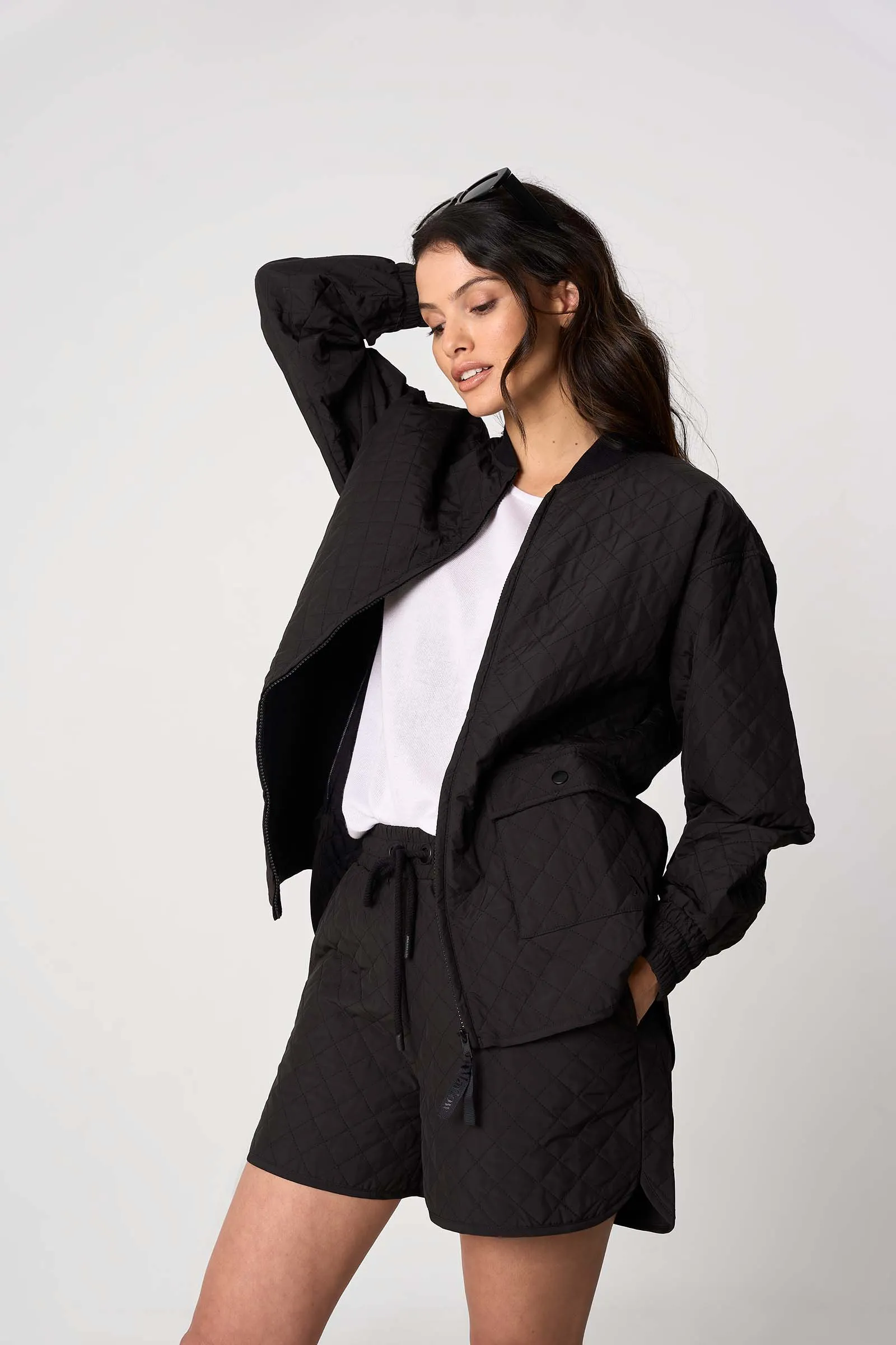 Rebound Quilted Short - Black