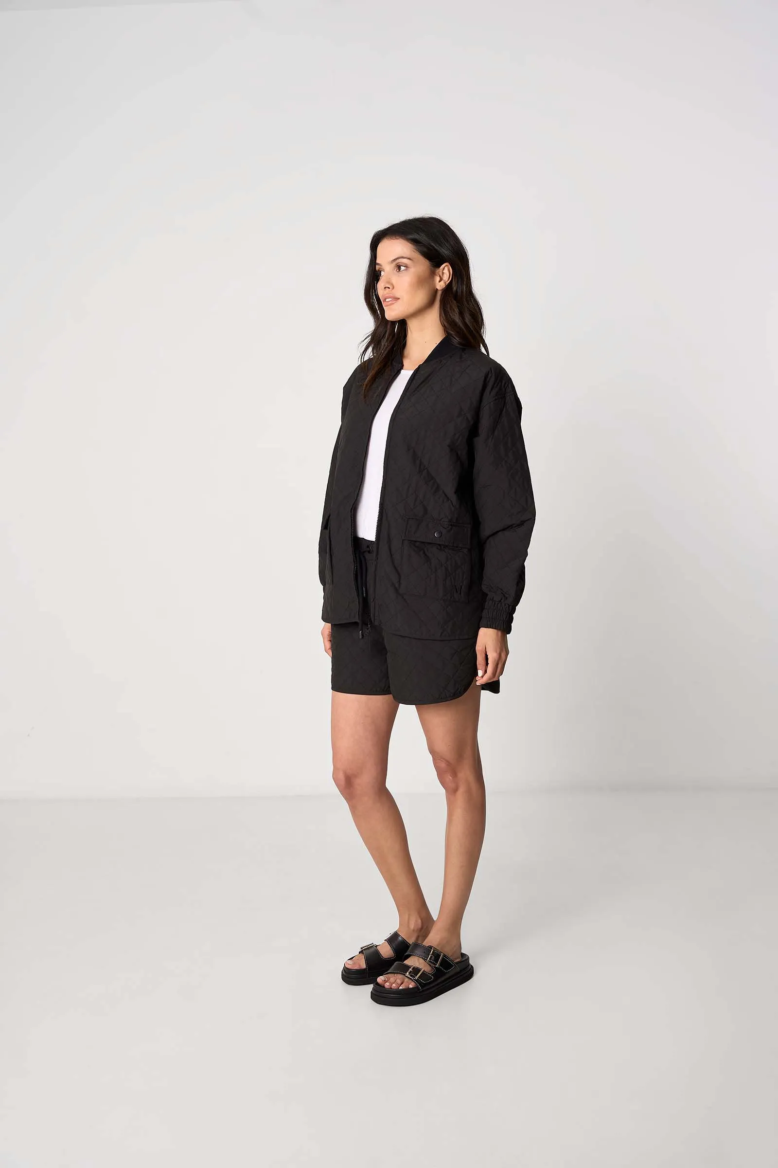 Rebound Quilted Short - Black
