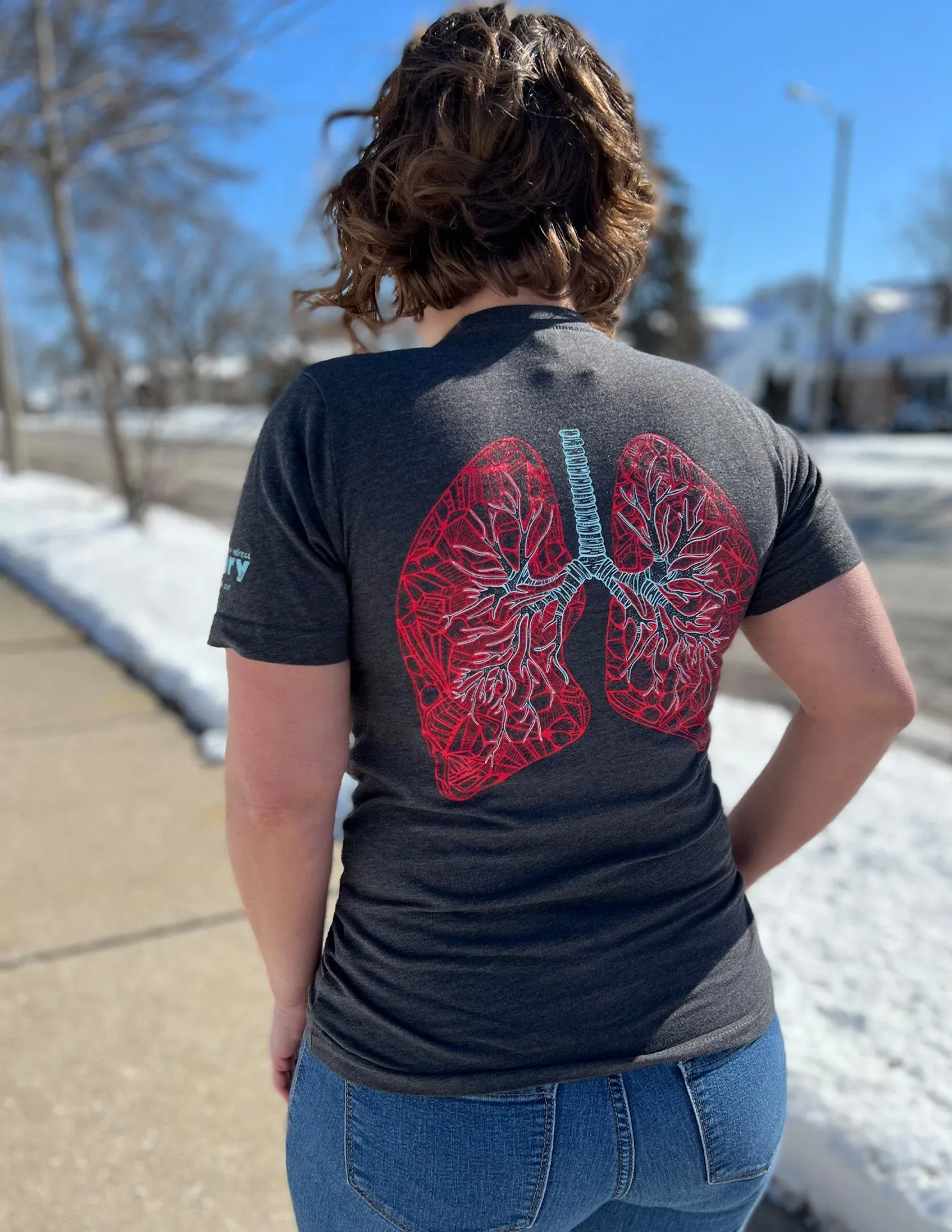 Red Heart & Lungs Unisex T.Shirt