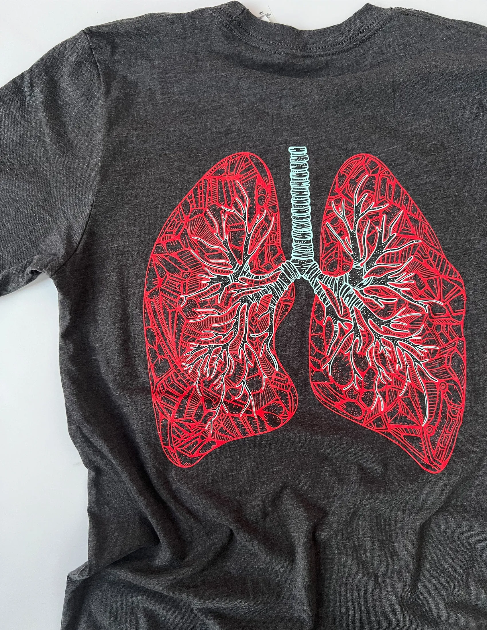 Red Heart & Lungs Unisex T.Shirt