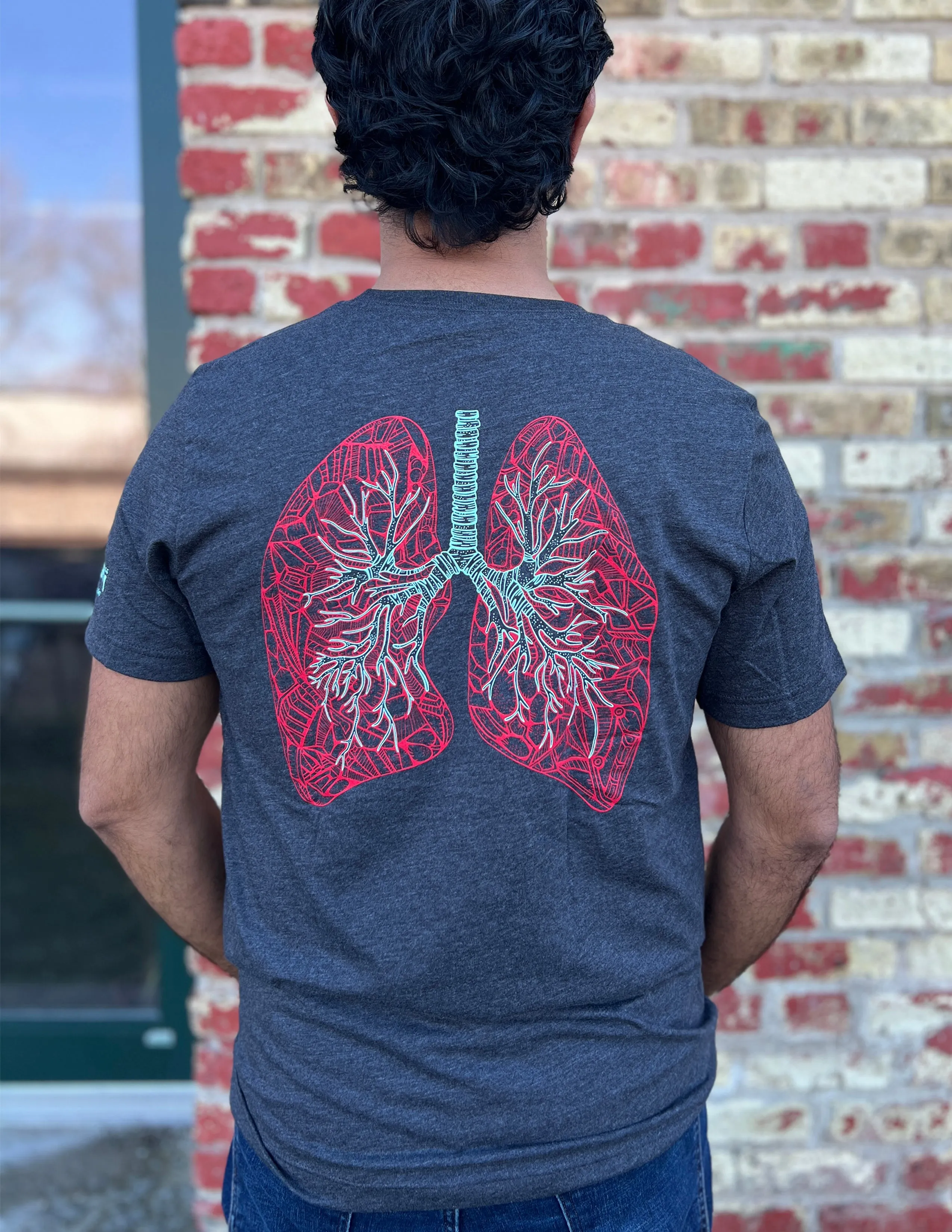Red Heart & Lungs Unisex T.Shirt