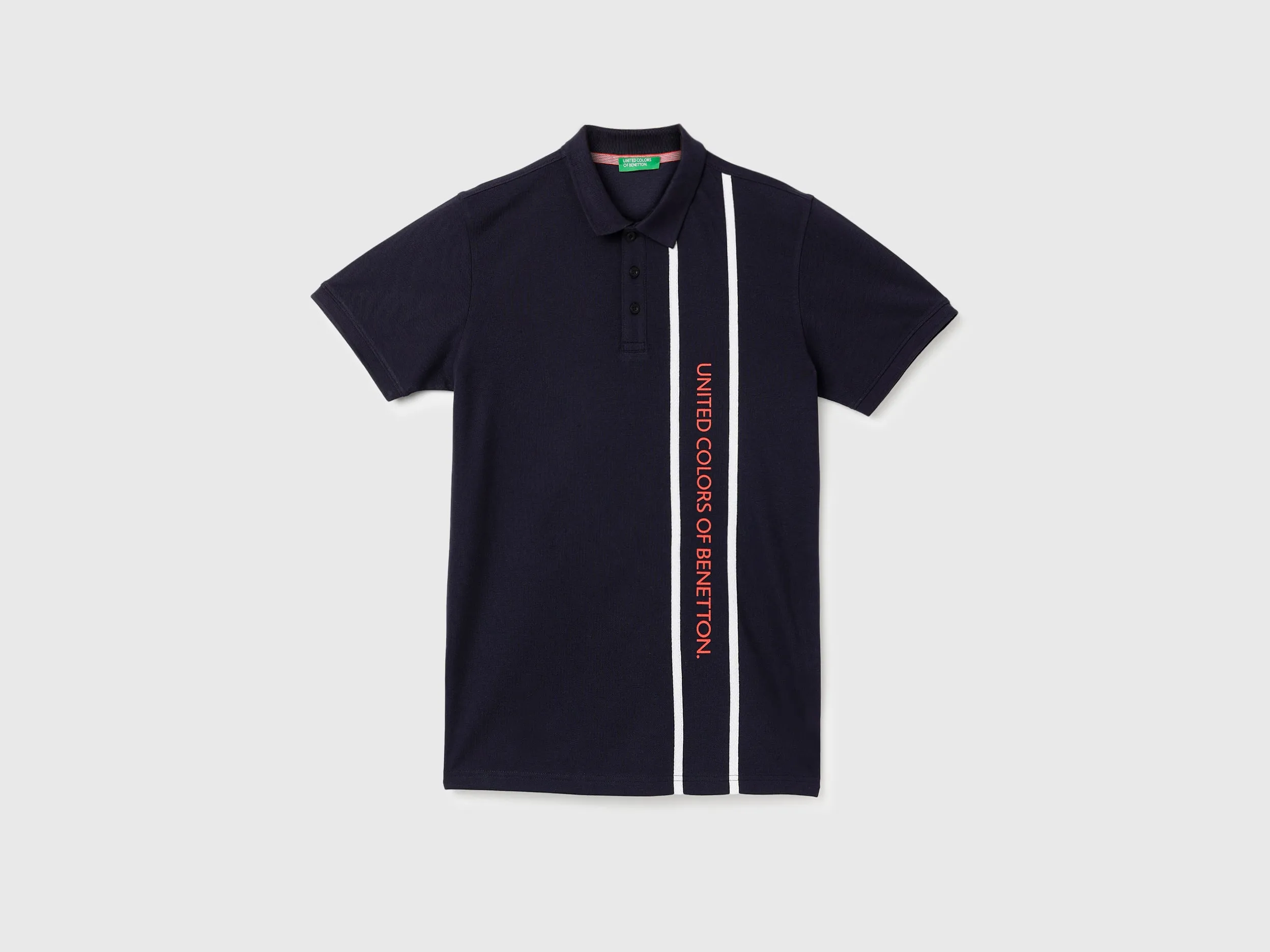 Regular Fit Polo Neck Printed T-Shirts