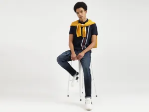 Regular Fit Polo Neck Printed T-Shirts