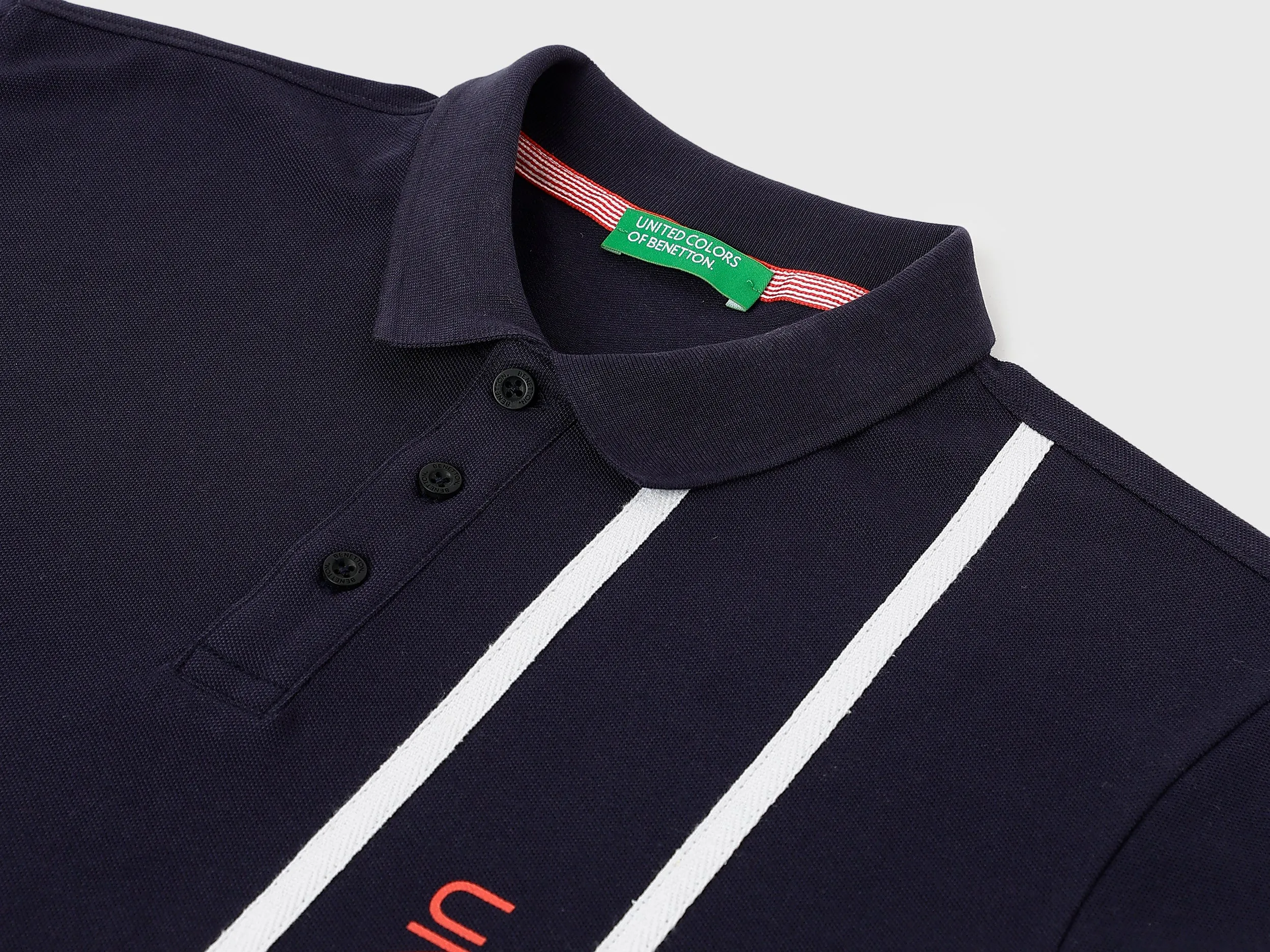 Regular Fit Polo Neck Printed T-Shirts