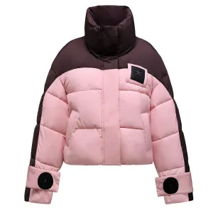 Relaxed-fit Cropped Water-resistant Puffer Jacket for Women