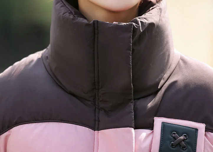 Relaxed-fit Cropped Water-resistant Puffer Jacket for Women