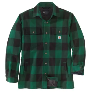 Relaxed Fit Heavyweight Flannel Sherpa-Lined Shirt Jac