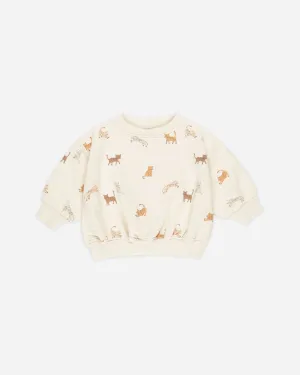 Relaxed Sweatshirt || Cats