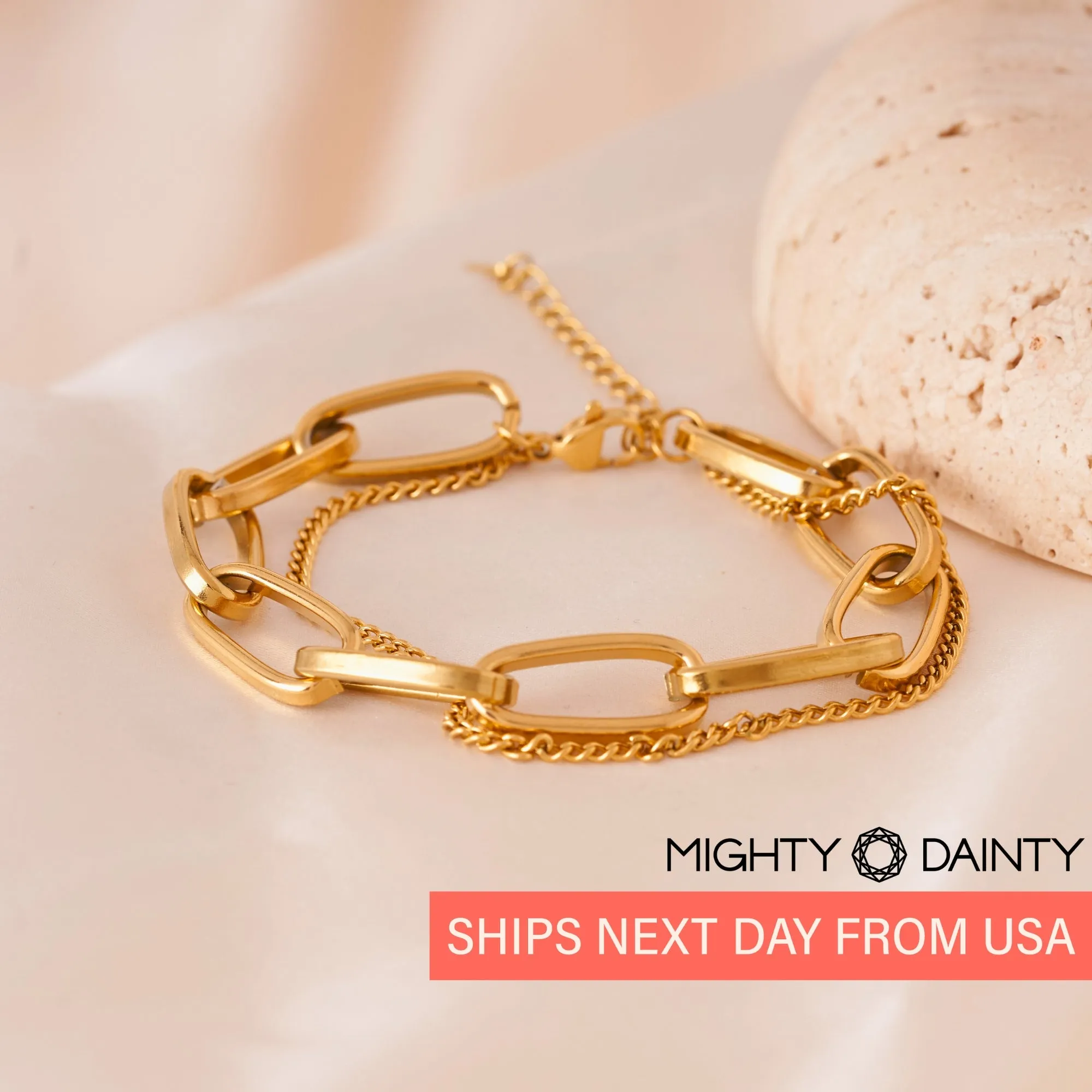 Retro Double Layered Bracelet