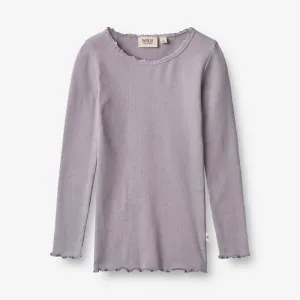 Rib T-Shirt Reese in Lavender