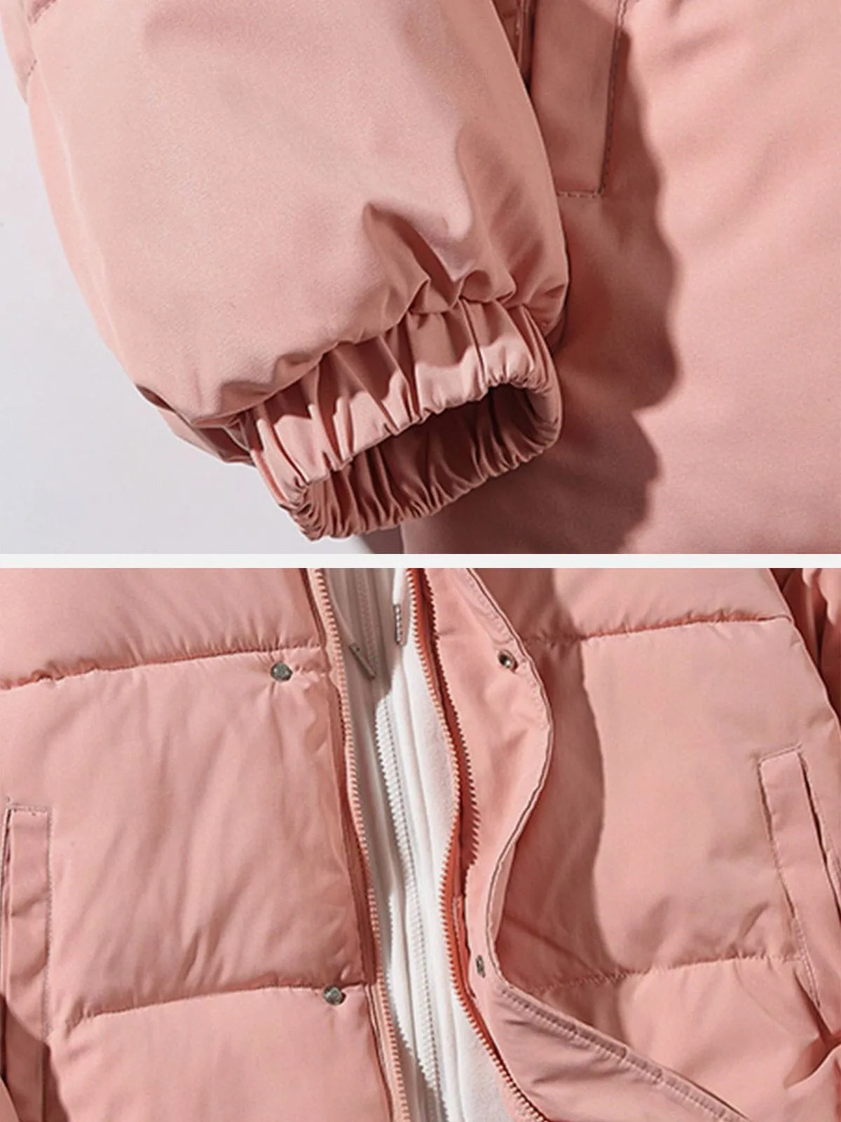 Rimiro - Fake Two-piece Hooded Winter Coat