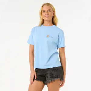 Rip Curl La Joya Relaxed Tee Mid Blue