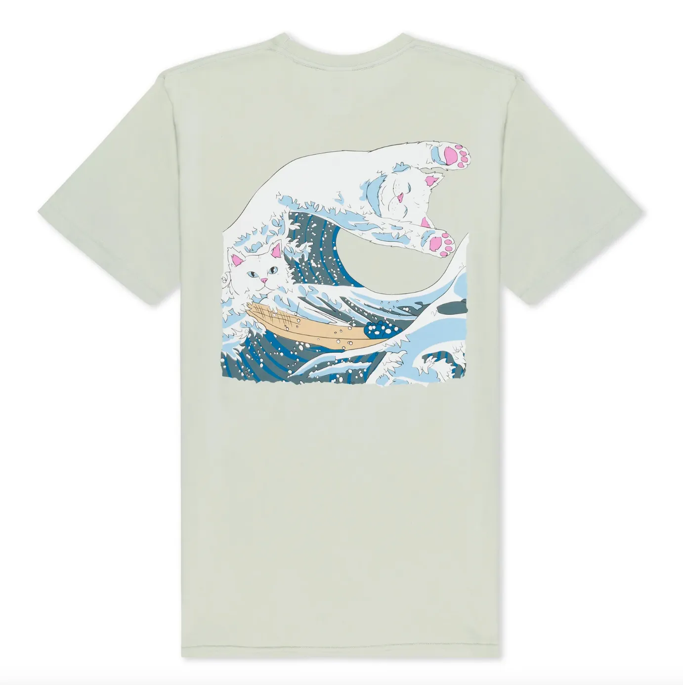 RIPNDIP Great Wave T-Shirt Sage