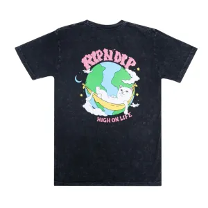 RIPNDIP High On Life T-shirt Black Mineral Wash