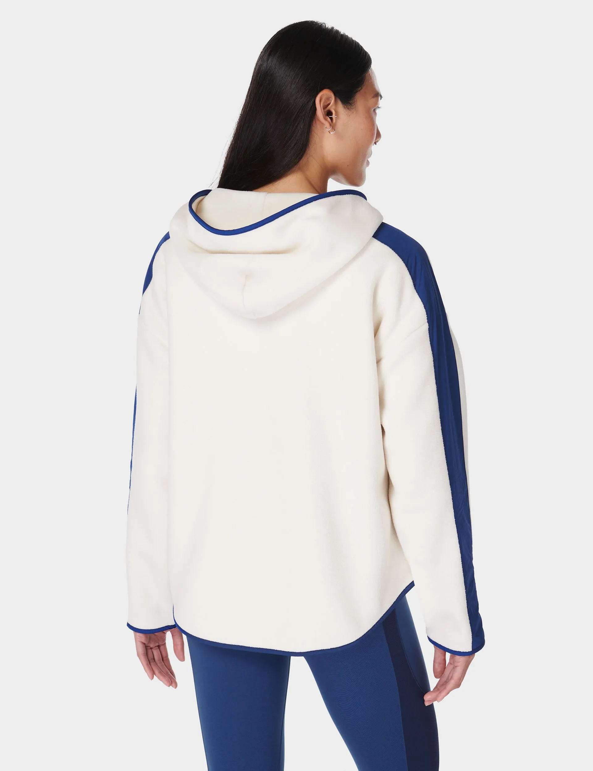 Roam Borg Zip Up - Lily White/Flux Blue