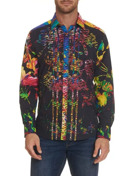 Robert Graham Victory Bouquet  Tailored Fit Long Sleeve Shirt