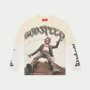 Rocker Layered T-shirt (Bone)