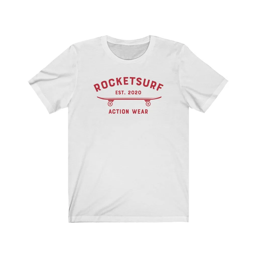 RocketSurf Red Skate Club Unisex Short Sleeve Tee