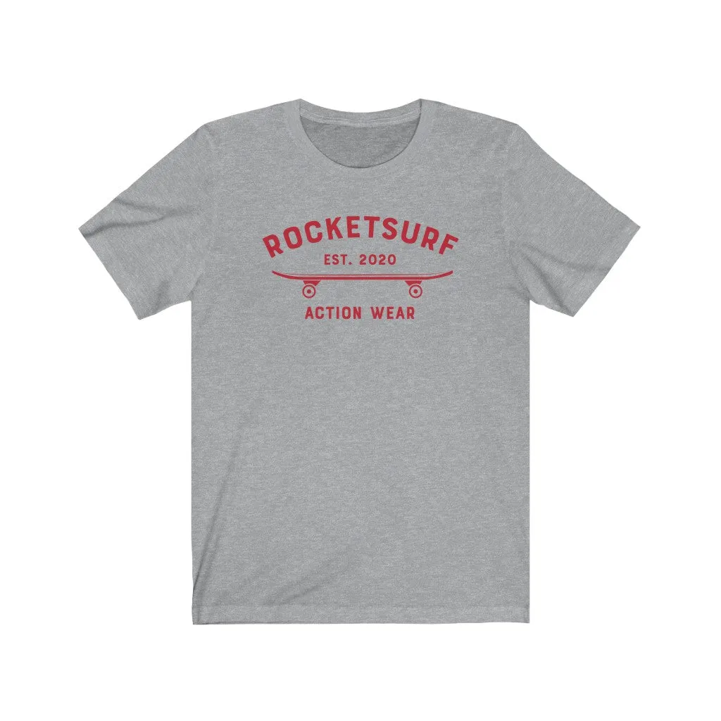 RocketSurf Red Skate Club Unisex Short Sleeve Tee