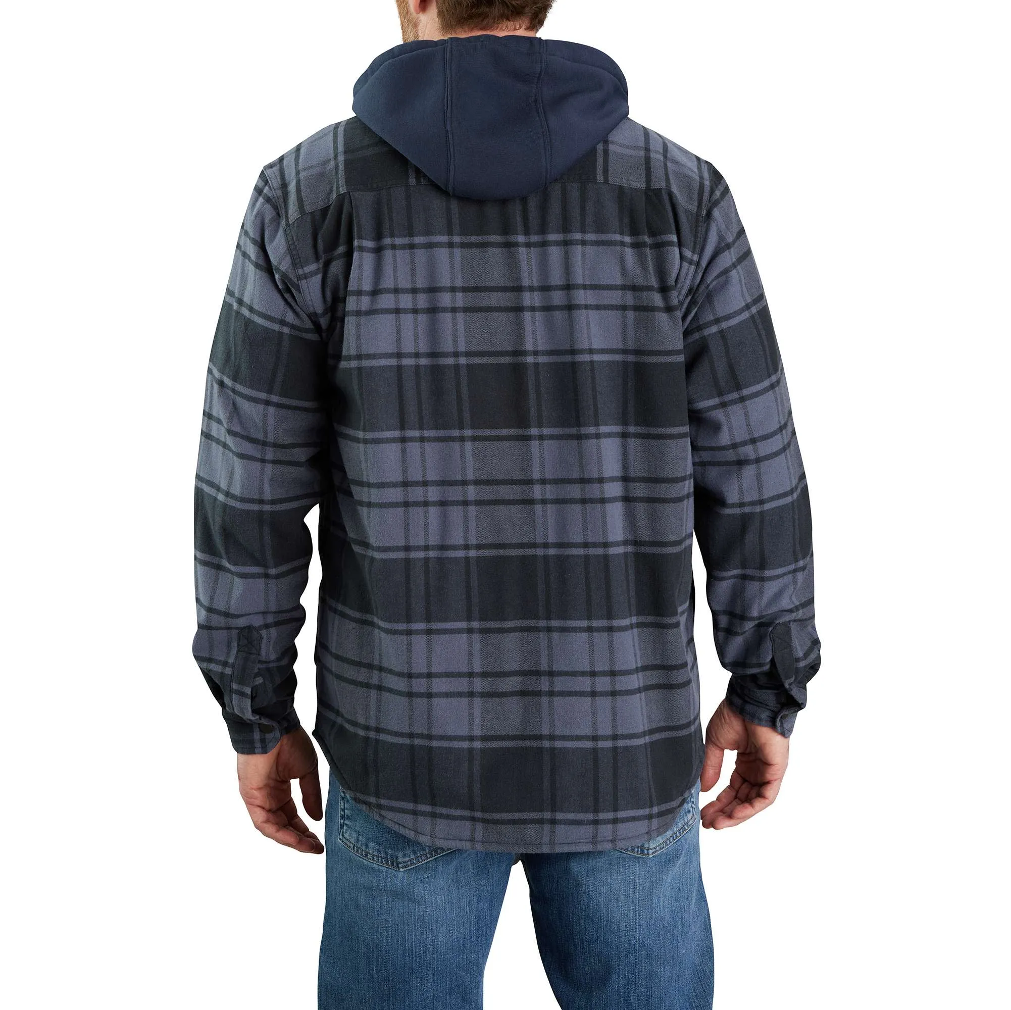 Rugged Flex® Relaxed Fit Flannel Fleece Lined Hooded Shirt Jac