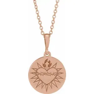 Sacred Heart 16-18" Necklace or Pendant R45426