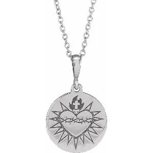 Sacred Heart 16-18" Necklace or Pendant R45426