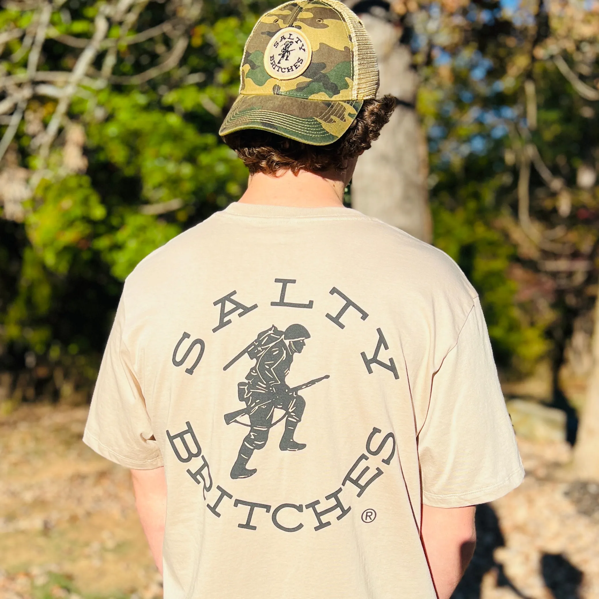 Salty Britches® Hang Loose T-Shirt - Soldier logo