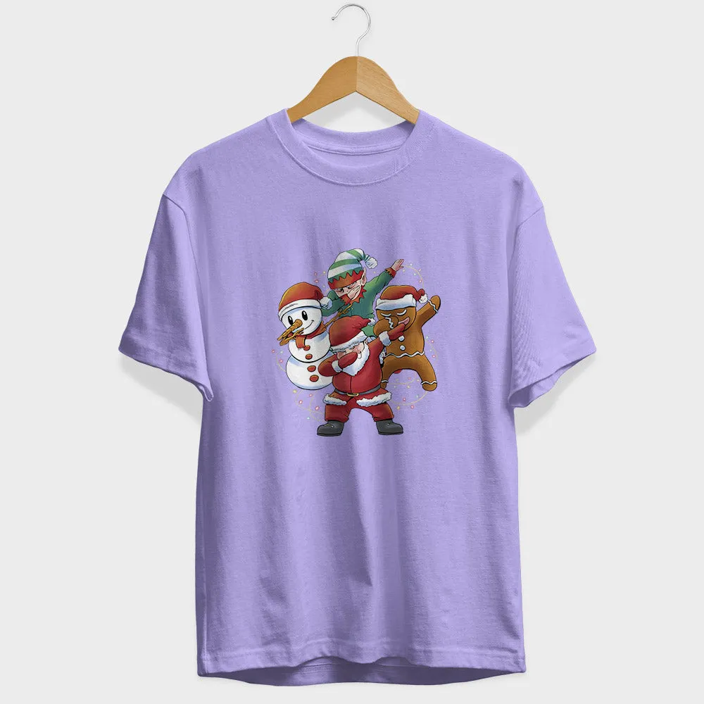 Santa And Friends Half Sleeve T-Shirt