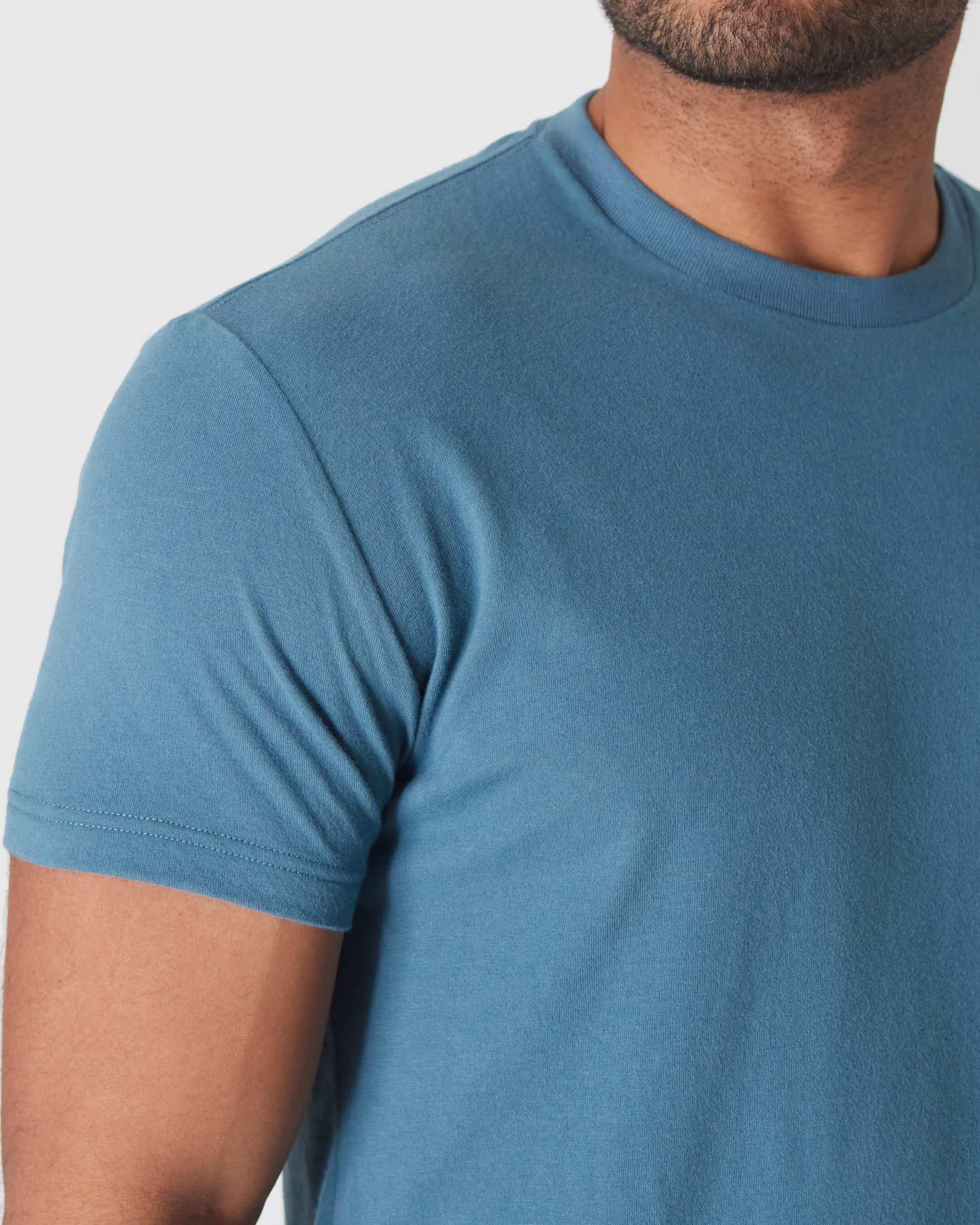 Sapphire Short Sleeve Crew Neck Tee
