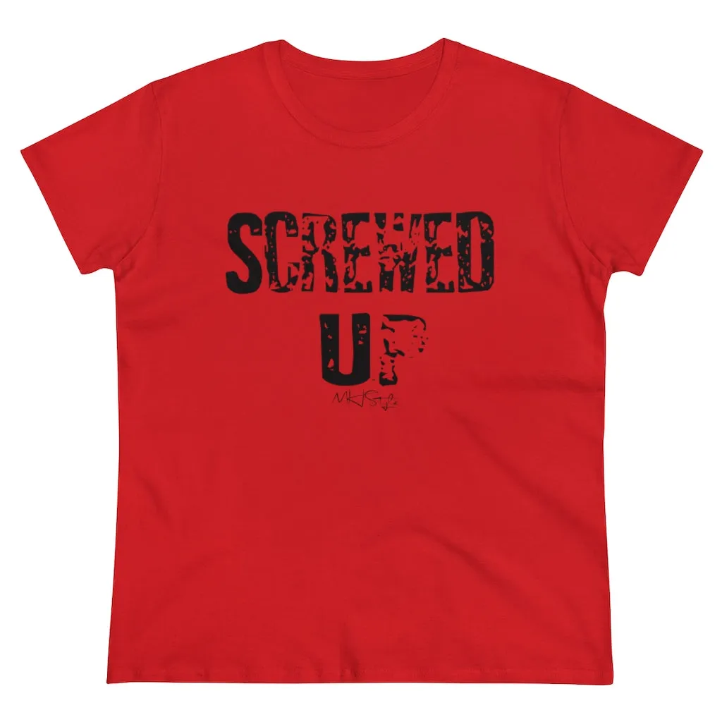 Screwed Up Women's Heavy Cotton Tee