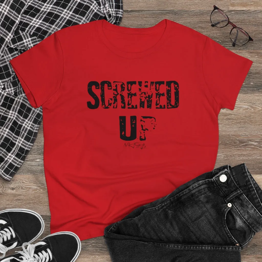 Screwed Up Women's Heavy Cotton Tee