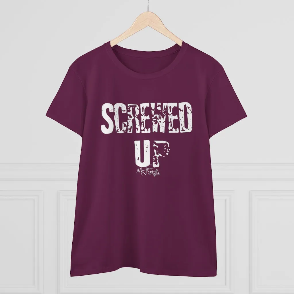 Screwed Up Women's Heavy Cotton Tee
