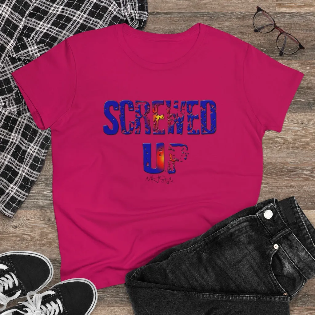 Screwed Up Women's Heavy Cotton Tee