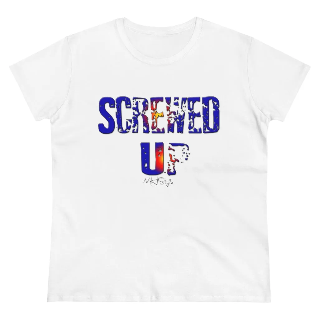 Screwed Up Women's Heavy Cotton Tee