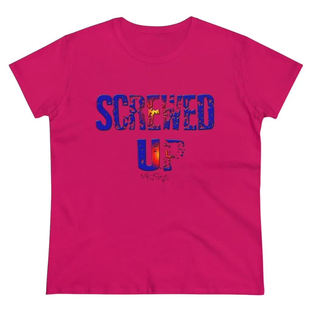 Screwed Up Women's Heavy Cotton Tee