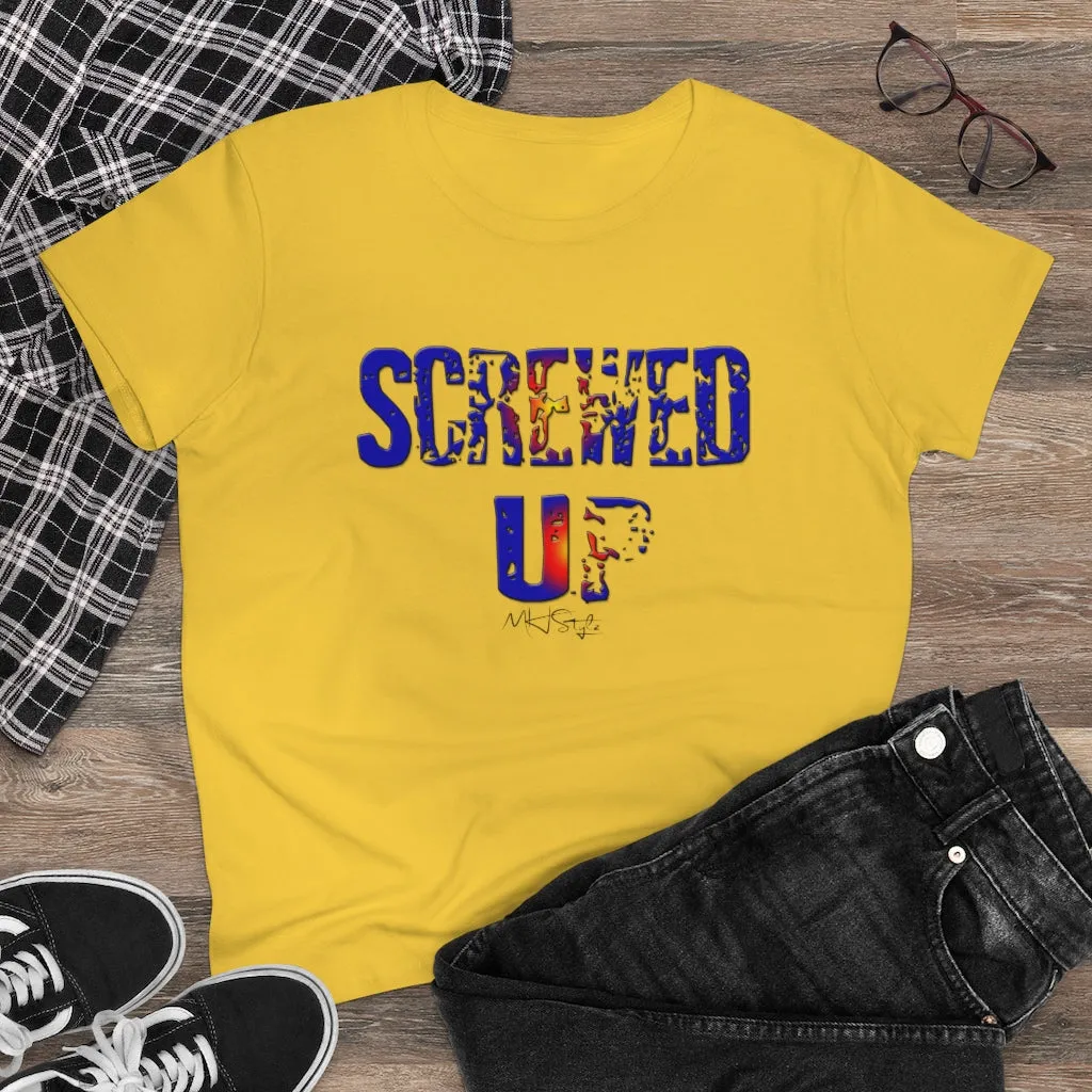 Screwed Up Women's Heavy Cotton Tee