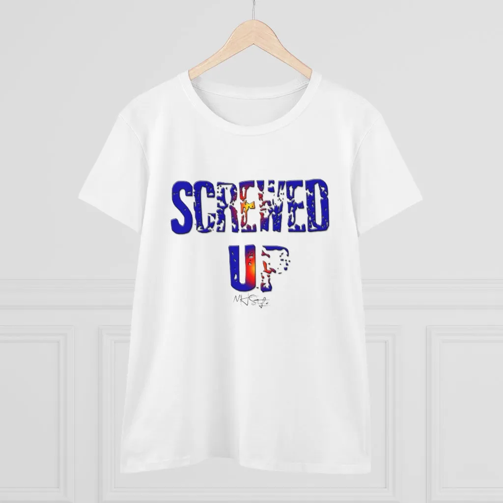 Screwed Up Women's Heavy Cotton Tee