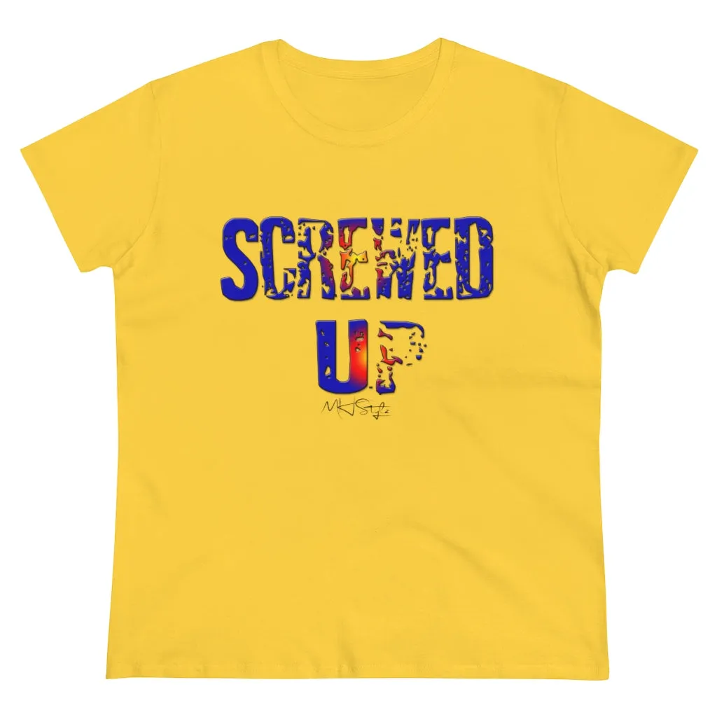 Screwed Up Women's Heavy Cotton Tee