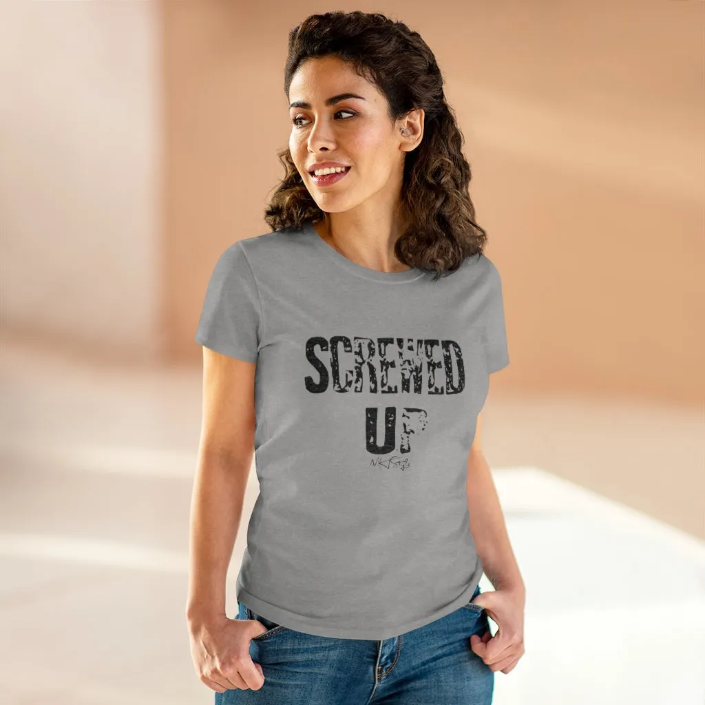 Screwed Up Women's Heavy Cotton Tee