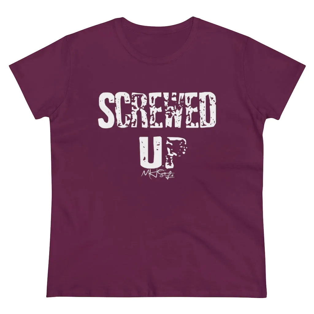 Screwed Up Women's Heavy Cotton Tee