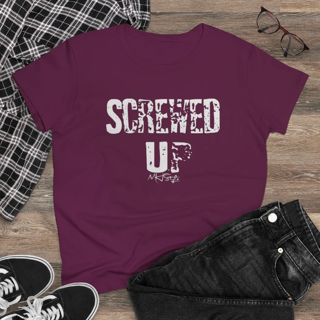 Screwed Up Women's Heavy Cotton Tee