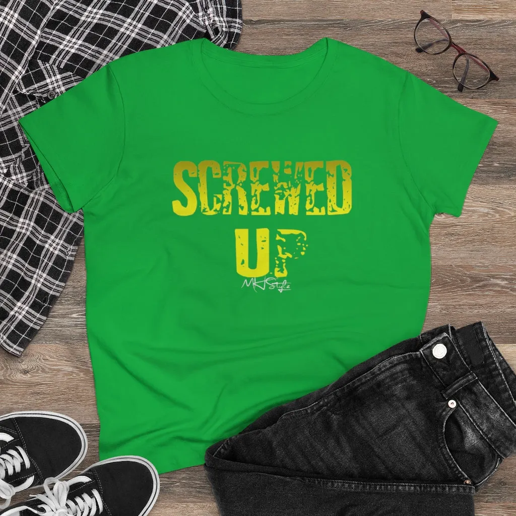 Screwed Up Women's Heavy Cotton Tee
