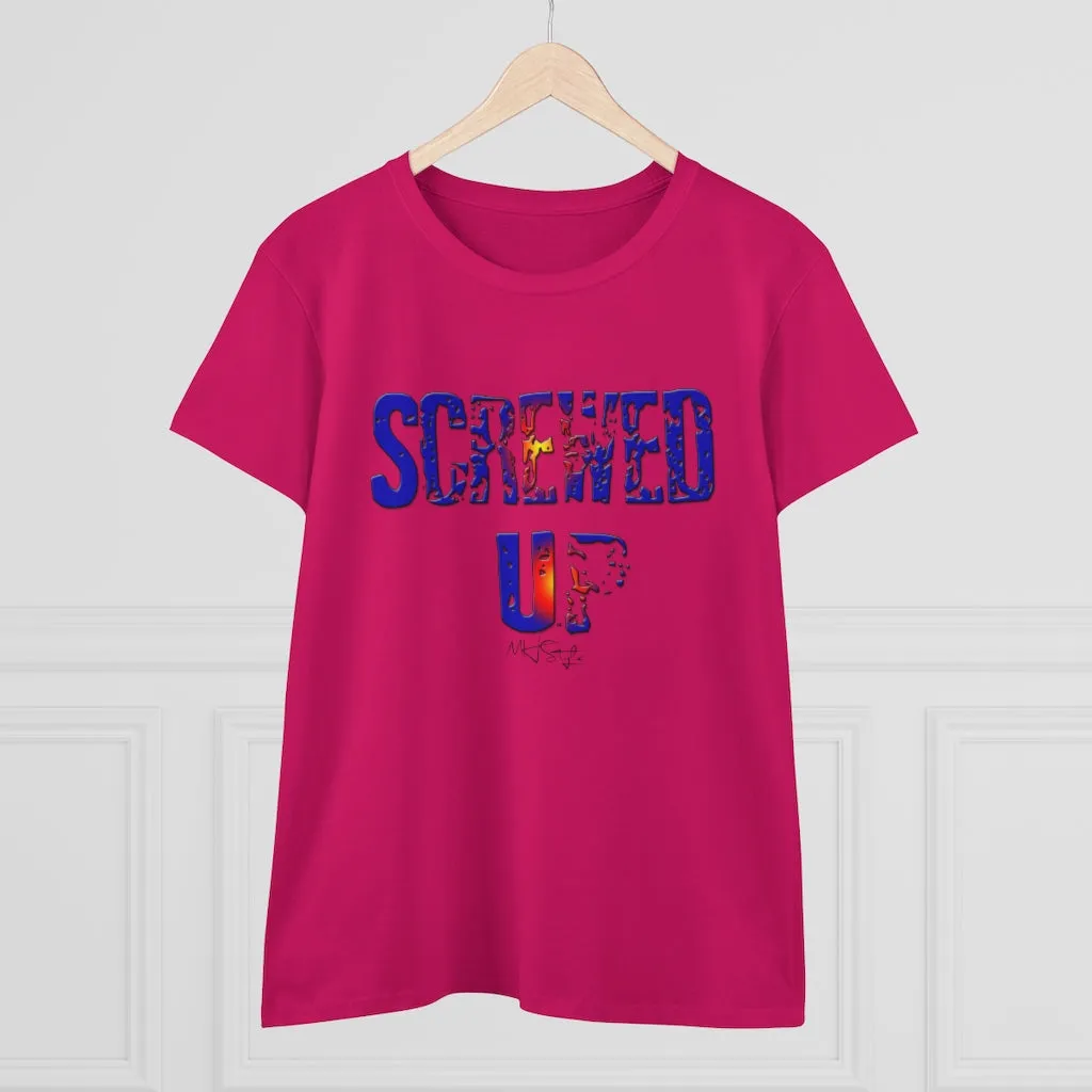 Screwed Up Women's Heavy Cotton Tee