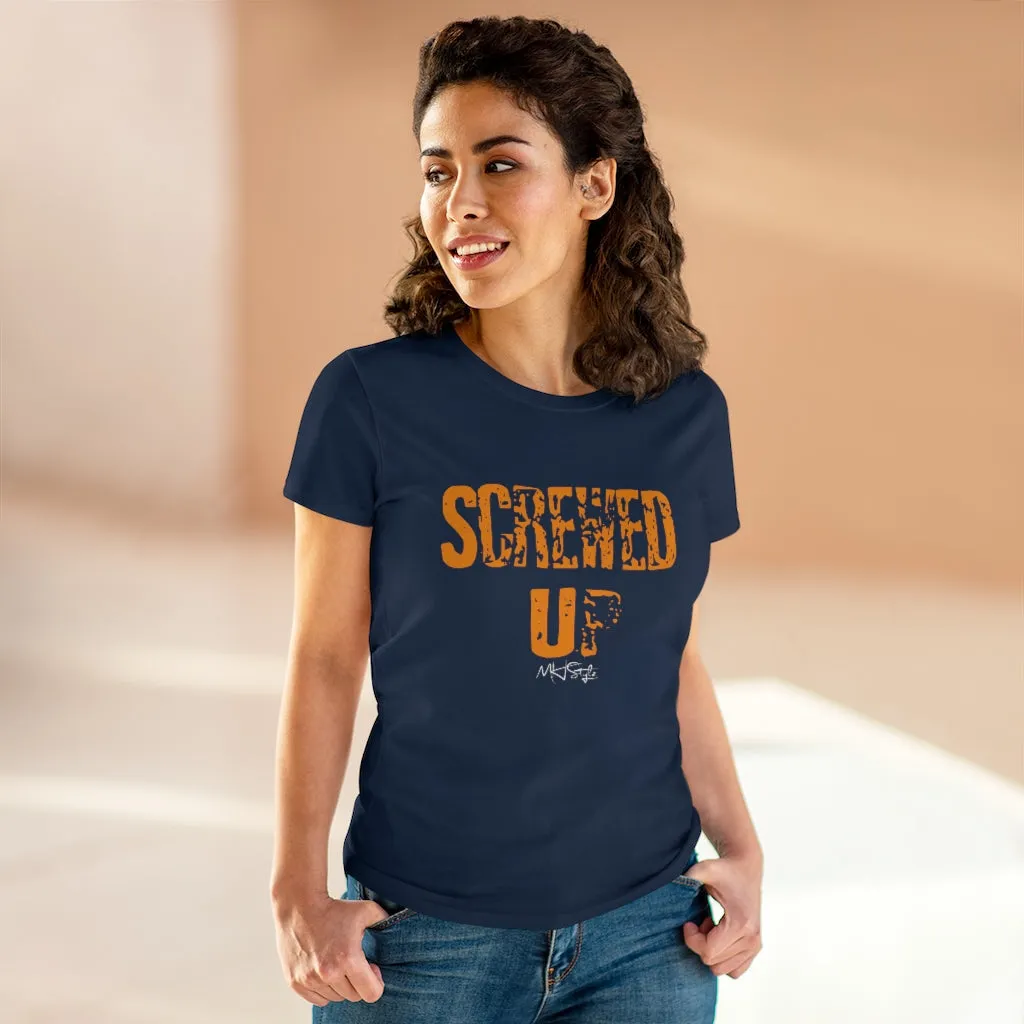 Screwed Up Women's Heavy Cotton Tee
