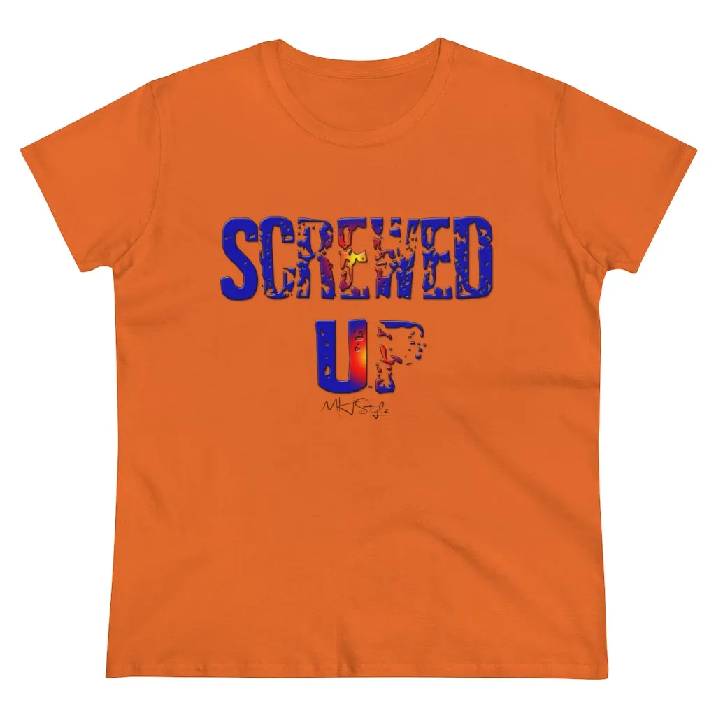 Screwed Up Women's Heavy Cotton Tee