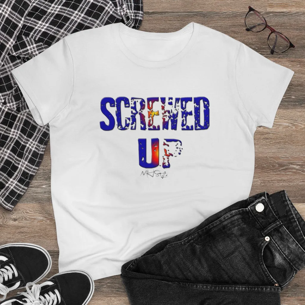 Screwed Up Women's Heavy Cotton Tee