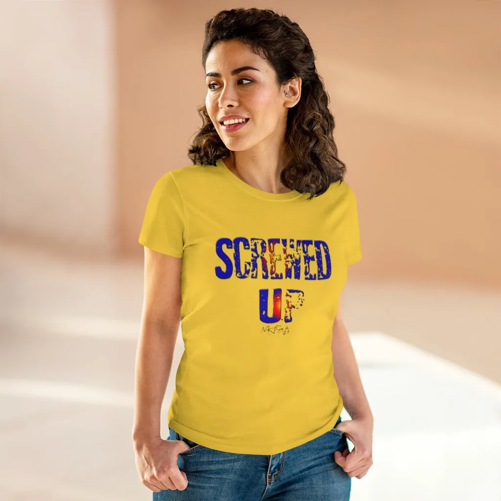 Screwed Up Women's Heavy Cotton Tee
