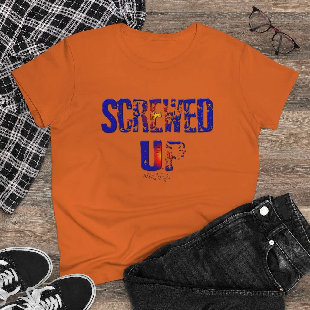 Screwed Up Women's Heavy Cotton Tee