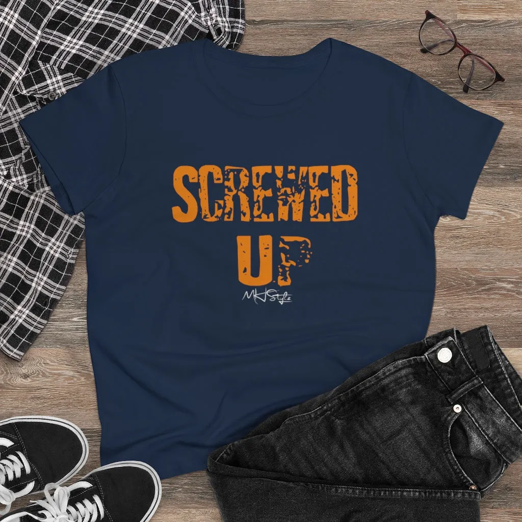 Screwed Up Women's Heavy Cotton Tee