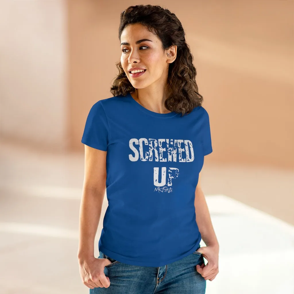 Screwed Up Women's Heavy Cotton Tee